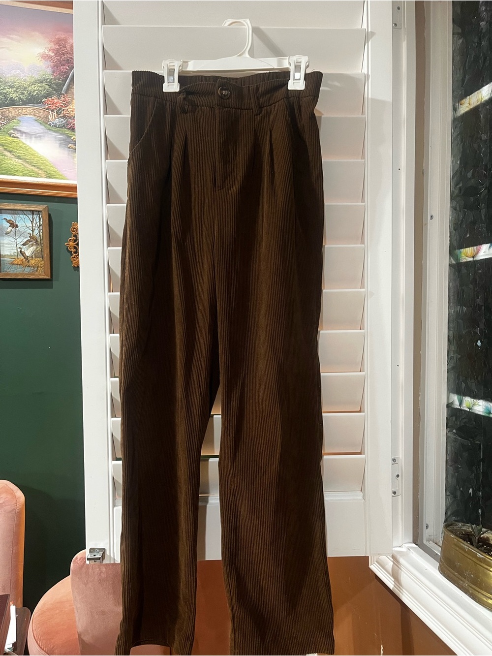 Men's Brown Corduroy Pants